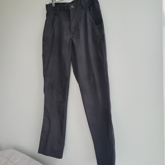 Carthartt Dark Grey Relaxed Fit Mens Casual Work Pocket Pants size 30 - Picture 2 of 12